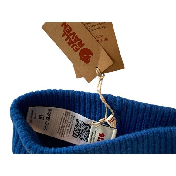 Fjallraven 1960 Logo Merino Wool Headband Alpine Blue Unisex NWT – Warm Rib Knit main image 4